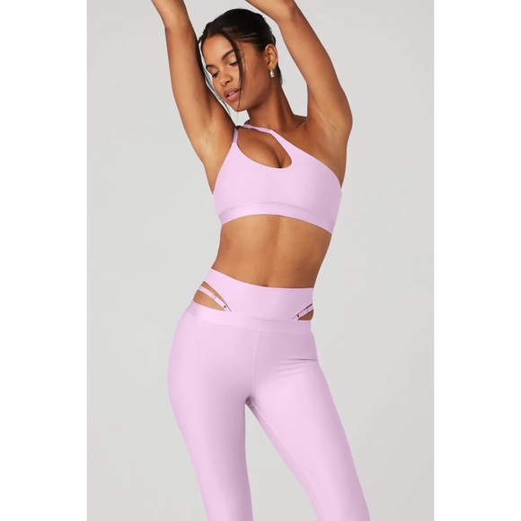 Alo Yoga Airlift All Nighter Bra Sugarplum Pink S - Picture 4 of 15